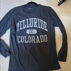 Abercrombie & Fitch Gray Long Sleeve Tee